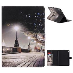 City Night View Folio Flip Stand Leather Wallet Case for iPad Pro 10.5