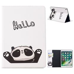 Hello Panda Folio Stand Tablet Leather Wallet Case for iPad Pro 10.5