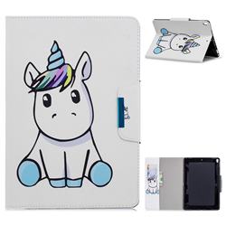 Blue Unicorn Folio Flip Stand Leather Wallet Case for iPad Pro 10.5