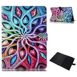Spreading Flowers Folio Stand Leather Wallet Case for iPad Pro 10.5