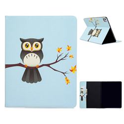 Owl on Tree Folio Stand Leather Wallet Case for Apple iPad Pro 12.9 (2020)