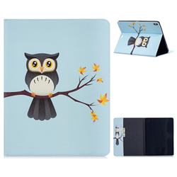 Owl on Tree Folio Stand Leather Wallet Case for Apple iPad Pro 12.9 (2018)