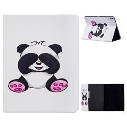 Lovely Panda Folio Stand Leather Wallet Case for Apple iPad Pro 12.9 (2018)