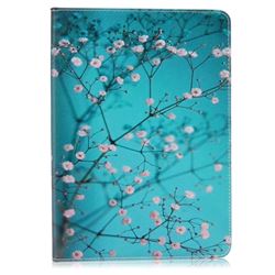 Blue Plum flower Folio Stand Leather Wallet Case for iPad Pro 9.7 2016 9.7 inch