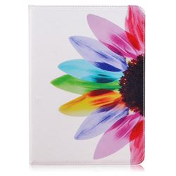 Seven-color Flowers Folio Stand Leather Wallet Case for iPad Pro 9.7 2016 9.7 inch