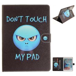 Not Touch My Phone Painting Tablet Leather Wallet Flip Cover for iPad Pro 9.7 2016 9.7inch