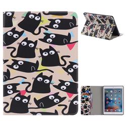 Cute Kitten Cat Folio Flip Stand Leather Wallet Case for iPad Pro 9.7 2016 9.7 inch