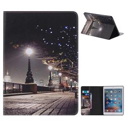 City Night View Folio Flip Stand Leather Wallet Case for iPad Pro 9.7 2016 9.7 inch