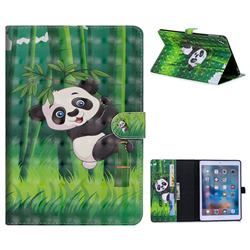 Climbing Bamboo Panda 3D Painted Leather Tablet Wallet Case for iPad Pro 9.7 2016 9.7 inch