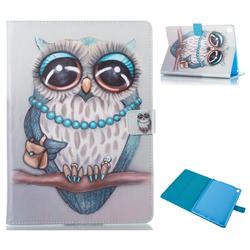 Sweet Gray Owl Folio Stand Leather Wallet Case for iPad Pro 9.7 2016 9.7 inch