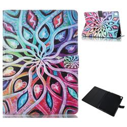 Spreading Flowers Folio Stand Leather Wallet Case for iPad Pro 9.7 2016 9.7 inch