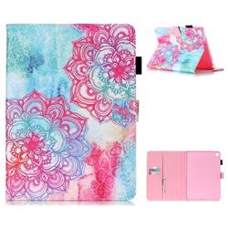 Fire Red Flower Folio Stand Leather Wallet Case for iPad Pro 9.7 2016 9.7 inch