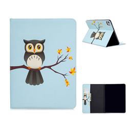 Owl on Tree Folio Stand Leather Wallet Case for Apple iPad Pro 11 (2020)