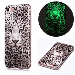 Leopard Tiger Noctilucent Soft TPU Back Cover for iPhone SE 2020