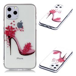 Flower High Heels Super Clear Soft TPU Back Cover for iPhone 11 Pro (5.8 inch)