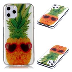 Cute Pineapple Super Clear Soft TPU Back Cover for iPhone 11 Pro (5.8 inch)