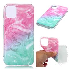 Pink Green Soft TPU Marble Pattern Case for iPhone 11 Pro (5.8 inch)