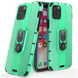 Alita Battle Angel Armor Metal Ring Grip Shockproof Dual Layer Rugged Hard Cover for iPhone 11 Pro (5.8 inch) - Green