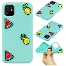 Watermelon Pineapple Soft 3D Silicone Case for iPhone 11 Pro (5.8 inch)