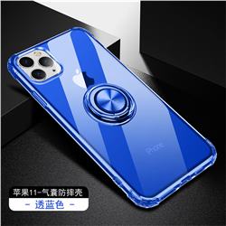 Anti Fall Invisible Press Bounce Ring Holder Phone Cover For Iphone 11 Pro 5 8 Inch Sapphire Blue Iphone 11 Pro 5 8 Inch Cases Guuds