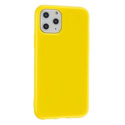 2mm Candy Soft Silicone Phone Case Cover for iPhone 11 Pro (5.8 inch) - Yellow