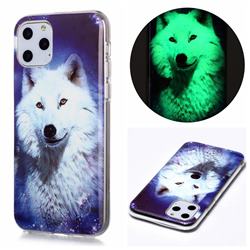 Galaxy Wolf Noctilucent Soft TPU Back Cover for iPhone 11 Pro (5.8 inch)