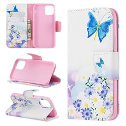 Butterflies Flowers Leather Wallet Case for iPhone 11 Pro (5.8 inch)