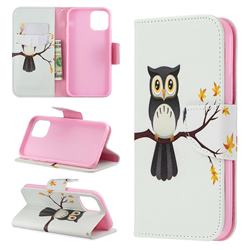 Owl on Tree Leather Wallet Case for iPhone 11 Pro (5.8 inch)
