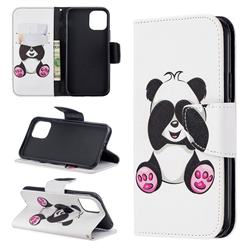 Lovely Panda Leather Wallet Case for iPhone 11 Pro (5.8 inch)