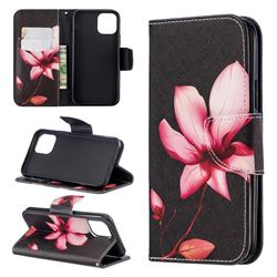 Lotus Flower Leather Wallet Case for iPhone 11 Pro (5.8 inch)