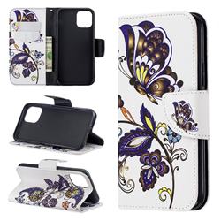Butterflies and Flowers Leather Wallet Case for iPhone 11 Pro (5.8 inch)