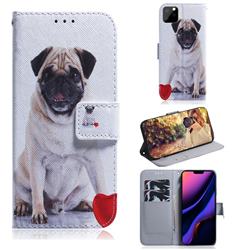 Pug Dog PU Leather Wallet Case for iPhone 11 Pro (5.8 inch)