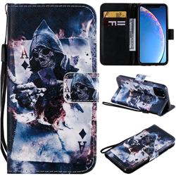 Skull Magician PU Leather Wallet Case for iPhone 11 Pro (5.8 inch)