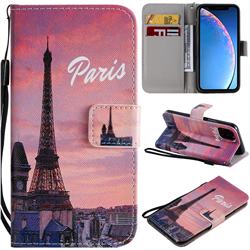 Paris Eiffel Tower PU Leather Wallet Case for iPhone 11 Pro (5.8 inch)
