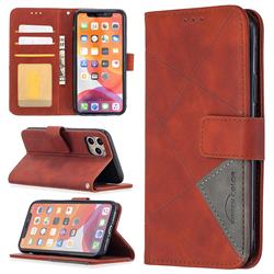 Binfen Color BF05 Prismatic Slim Wallet Flip Cover for iPhone 11 Pro (5.8 inch) - Brown