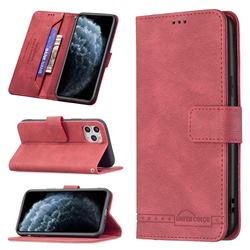 Binfen Color RFID Blocking Leather Wallet Case for iPhone 11 Pro (5.8 inch) - Red