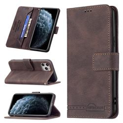 Binfen Color RFID Blocking Leather Wallet Case for iPhone 11 Pro (5.8 inch) - Brown