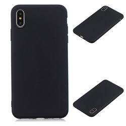 Candy Soft Silicone Protective Phone Case for iPhone XS Max (6.5 inch) - Black