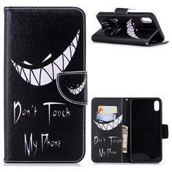 Crooked Grin Leather Wallet Case for iPhone XS Max (6.5 inch)