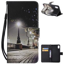 City Night View PU Leather Wallet Case for iPhone XS Max (6.5 inch)