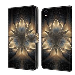Resplendent Mandala Crystal PU Leather Protective Wallet Case Cover for iPhone XS Max (6.5 inch)