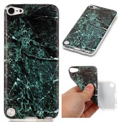 Dark Green Soft TPU Marble Pattern Case for iPod Touch 5 6