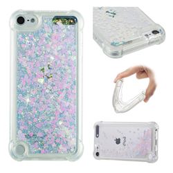 Dynamic Liquid Glitter Sand Quicksand Star TPU Case for iPod Touch 5 6 - Pink