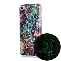 Datura Flowers Noctilucent Soft TPU Back Cover for iPod Touch 5 6