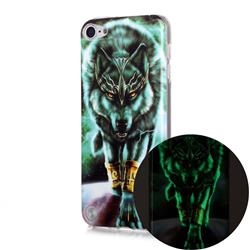 Wolf King Noctilucent Soft TPU Back Cover for iPod Touch 5 6