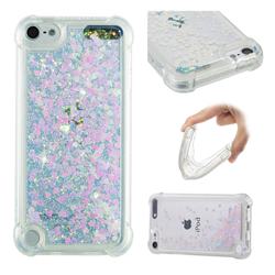 Dynamic Liquid Glitter Sand Quicksand Star TPU Case for iPod Touch 7 (7th Generation, 2019) - Pink
